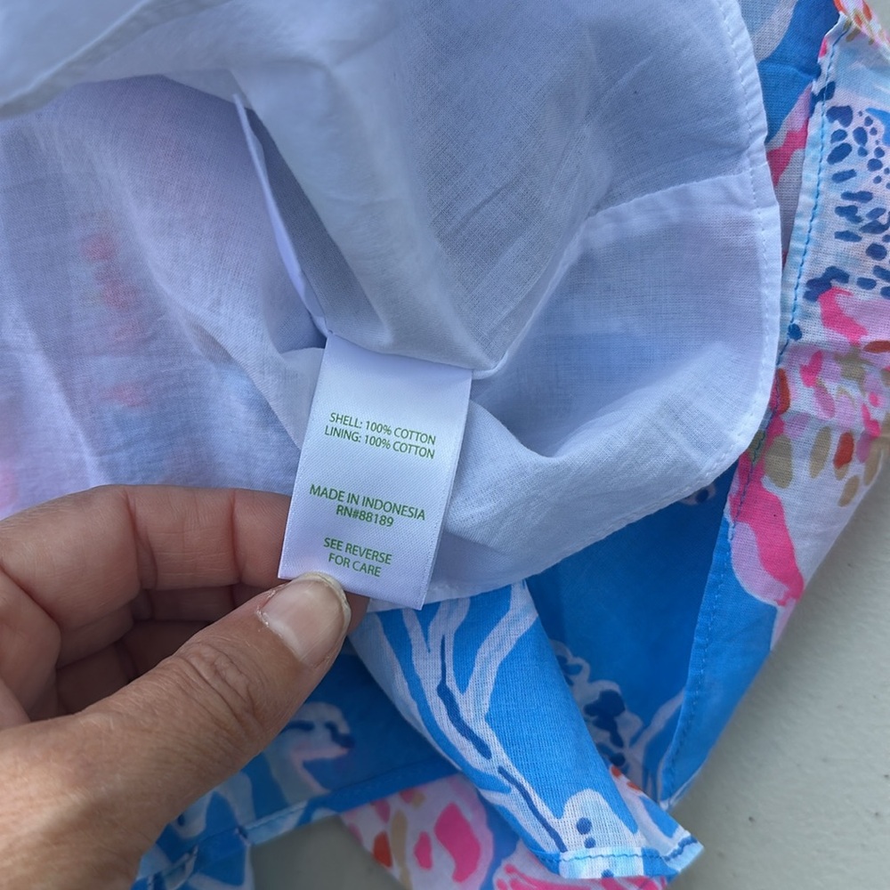 NWT Lilly Pulitzer Alessia Cotton Dress - Picture 8 of 8